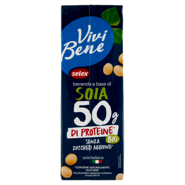Selex Vivi Bene Bevanda a Base di Soia Altoproteica Biologica 1 L