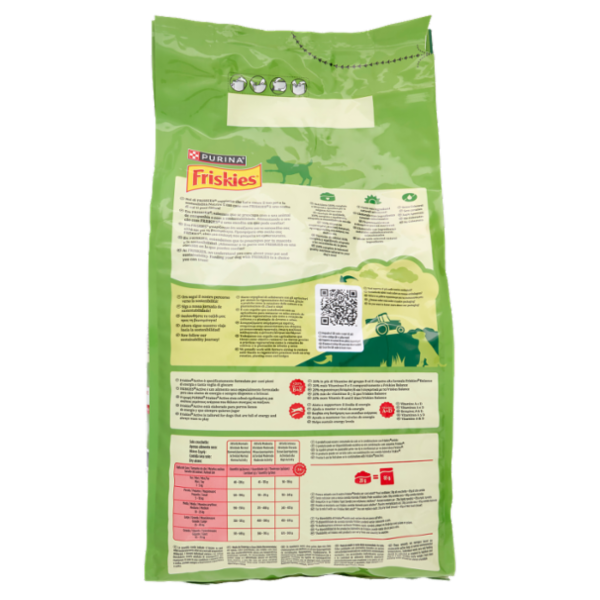 PURINA FRISKIES Active Manzo e Verdure 4kg