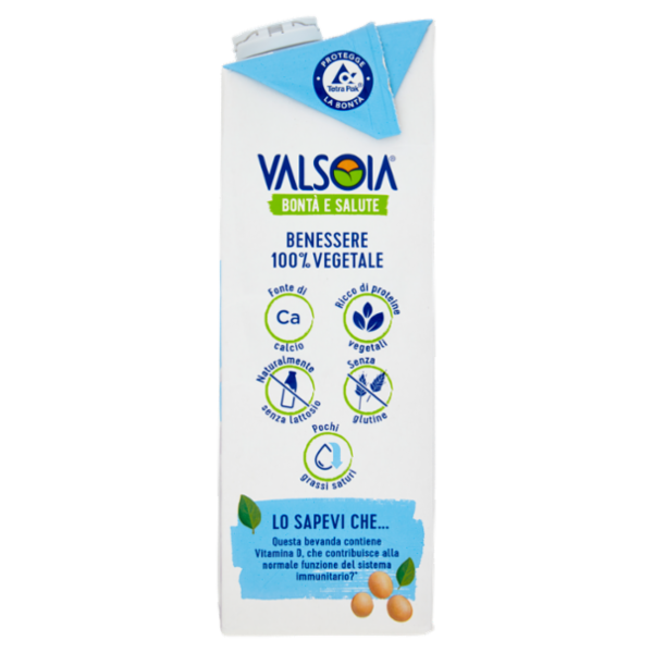 Valsoia Bontà e Salute Bevanda soia gusto Morbido 1000 ml