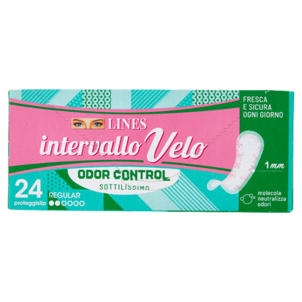 Lines intervallo Velo Odor Control Regular 24 pz