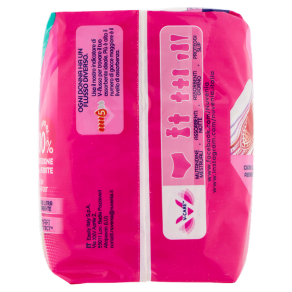 Nuvenia protezione totale Ultra Lungo+ con Ali 12 pz