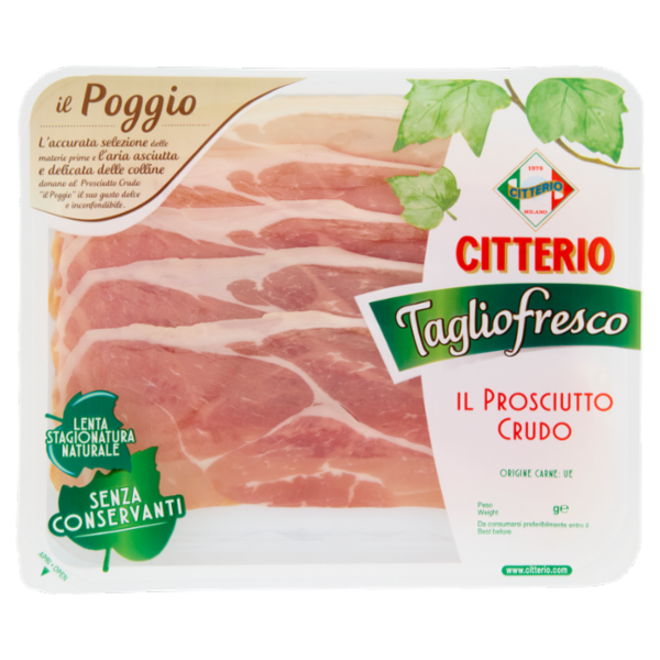 Citterio Tagliofresco il Prosciutto Crudo il Poggio 100 g