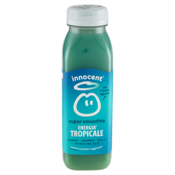 innocent super smoothie Energia* Tropicale Guava - Ananas - Mela - Spirulina Blu 300 ml