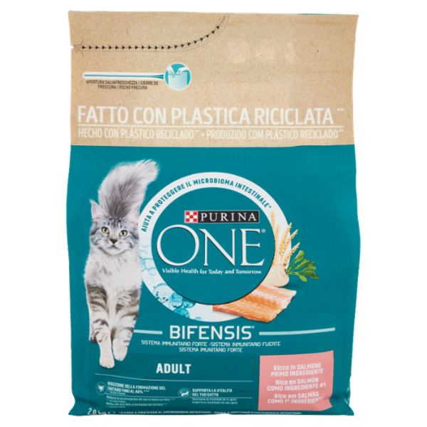 PURINA ONE Adult Ricco in Salmone 2,8 kg