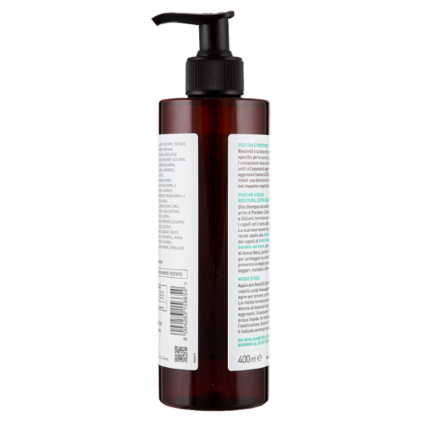 RestivOil Olio-Shampoo per Cute Sensibile Extra Delicato 400 ml