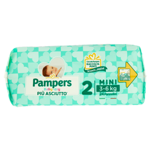 Pampers Baby-dry 2 Mini 24 pz
