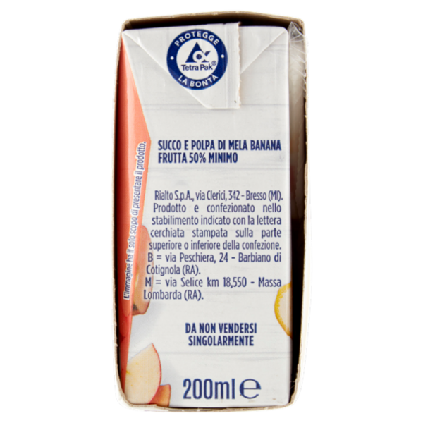 IL GIGANTE Succo e Polpa di Mela Banana 3 x 200 ml