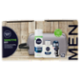 Nivea Men Sensitive Kit Schiuma da Barba 200 ml + Dopobarba 100 ml + Deodorante 50 ml + Travel Bag