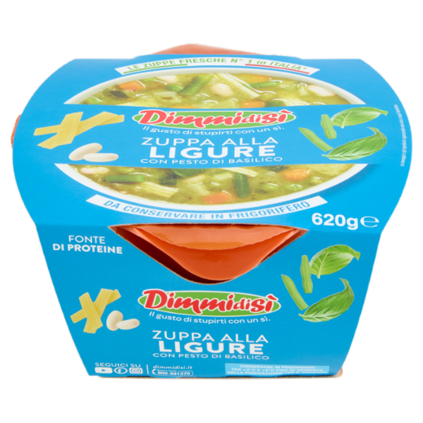 DimmidiSì Zuppa alla Ligure con Pesto di Basilico 620 g