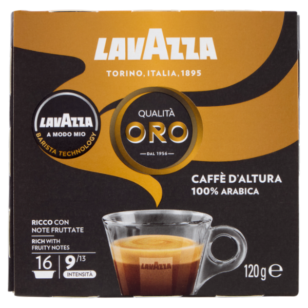 Lavazza A Modo Mio Qualità Oro Caffè d'Altura 16 Capsule 120 g