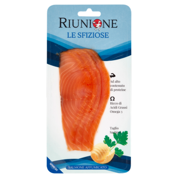 Riunione Le Sfiziose Salmone Affumicato 100 g