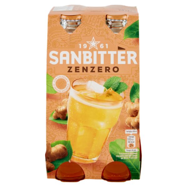 SANBITTÈR Zenzero 4x20cl