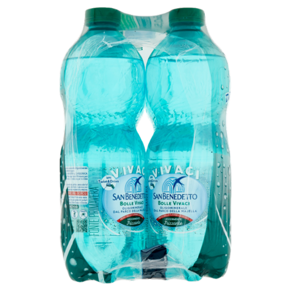 San Benedetto Acqua Minerale dal Parco della Majella Leggermente Frizzante 6 x 0,5 L
