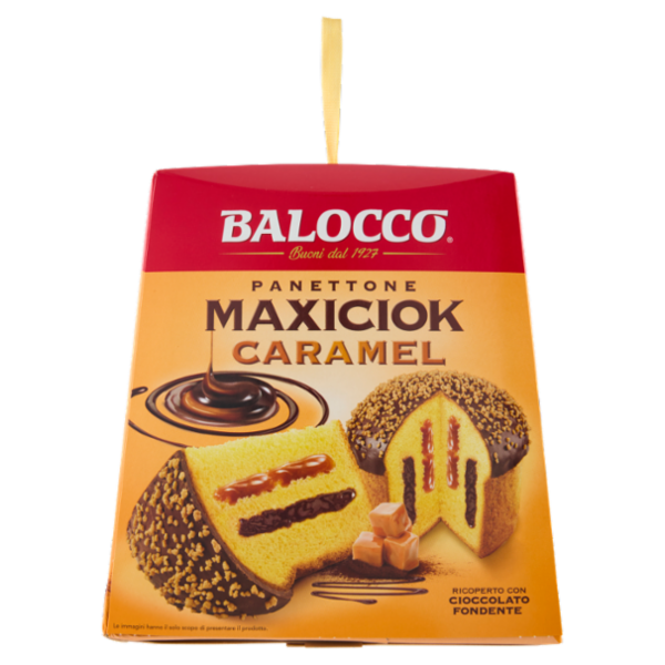 Balocco Panettone Maxiciok Caramel 800 g