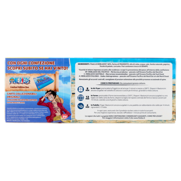 Capitan Findus 30 Bastoncini con 100% Filetti di Merluzzo 750 g