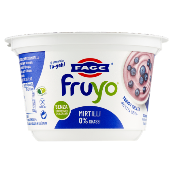 Fage fruyo Mirtilli 0% Grassi 150 g