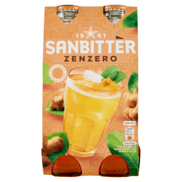 SANBITTÈR Zenzero 4x20cl
