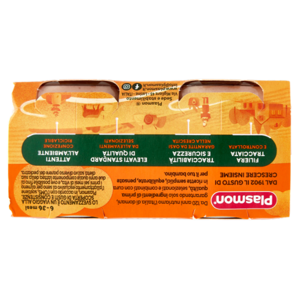 Plasmon Omogeneizzato Manzo con cereale 4 x 80 g