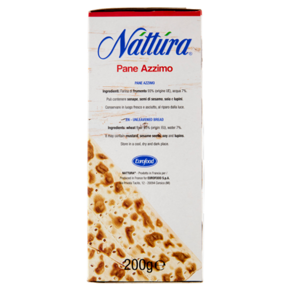 Náttúra Pane Azzimo senza lievito 200 g
