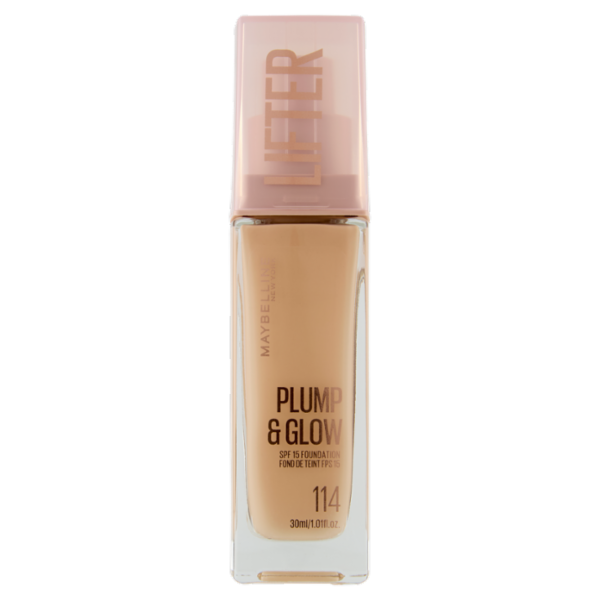 Maybelline New York Lifter Plump & Glow Fondotinta 114 30 ml