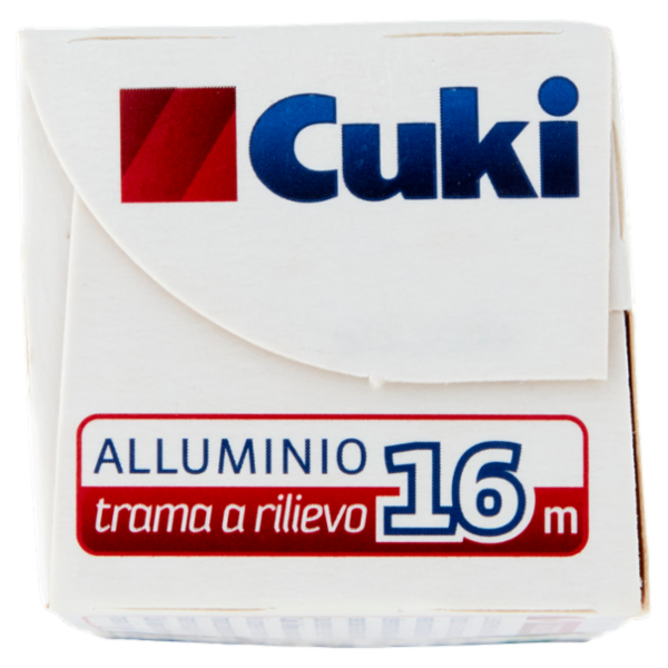 Cuki Conserva e Cuoce Alluminio Trama a rilievo Superficie Goffrata 16 m