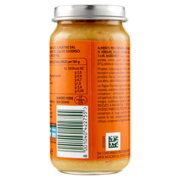 Plasmon la Pappa Pollo e Verdure 200 g