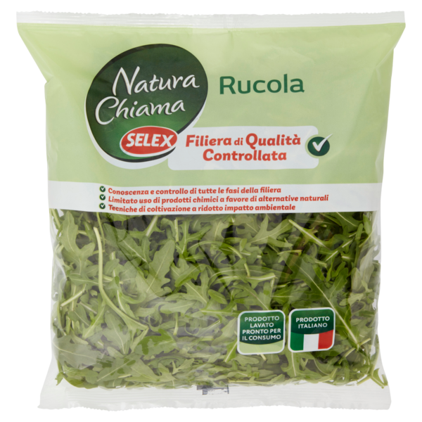 Selex Natura Chiama Rucola Lavata e Pronta per il Consumo 150 g