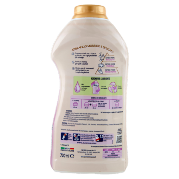 Spuma di Sciampagna Ammorbidente Concentrato Abbraccio Delicato 720 ml