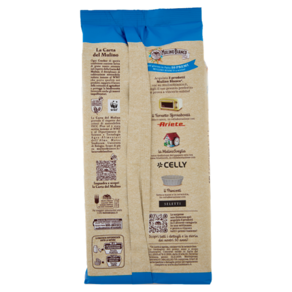 Mulino Bianco Cracker non Salati con Farina Sostenibile 500g