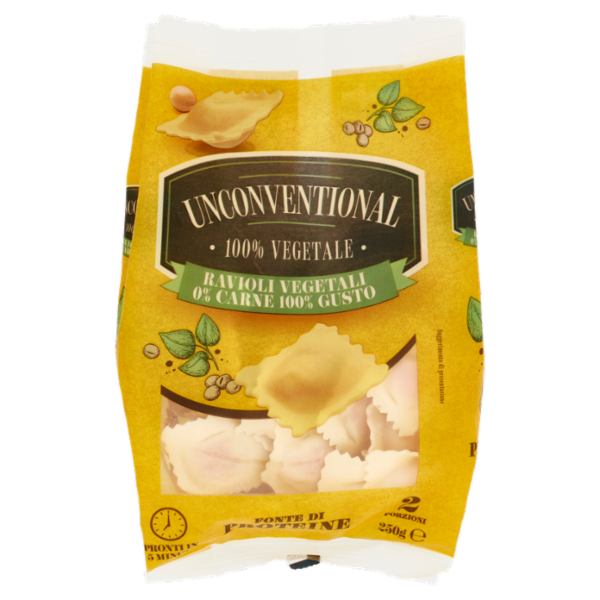 Unconventional Ravioli Vegetali 0% Carne 100% Gusto 250 g