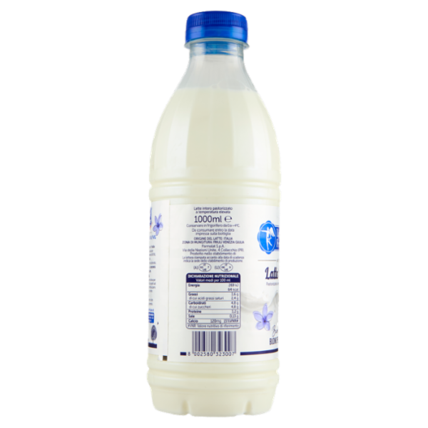 Latterie Friulane Latte Intero Pastorizzato a temperatura elevata 1000 ml