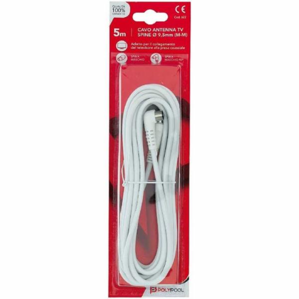Poly Pool Cavetto Coassiale Tv 5 Metri