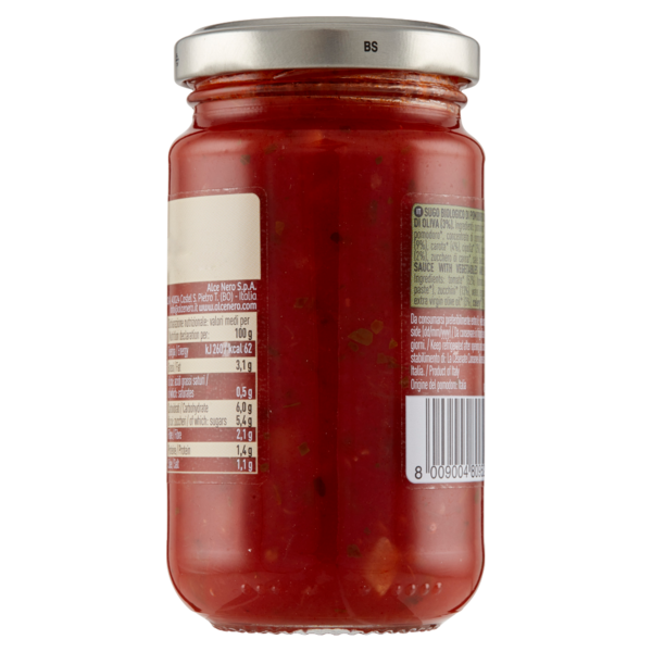 alce nero Sugo di Pomodoro con Verdure 200 g