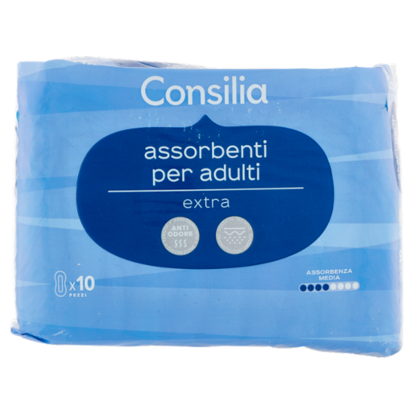 Consilia Pannolini per Incontinenza Misura Extra 10 pezzi
