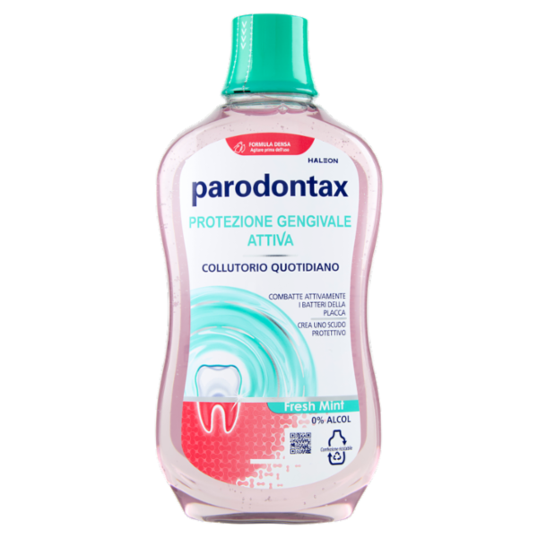 Parodontax collutorio Protezione Gengivale Attiva Denti e Gengive Igiene Dentale Fresh Mint 500 ml