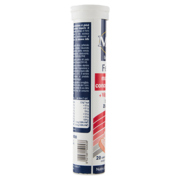 Matt Benessere Ferro + Vitamina C 20 compresse effervescenti 80 g
