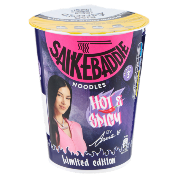 Saikebaddie Noodles Hot & Spicy 60 g