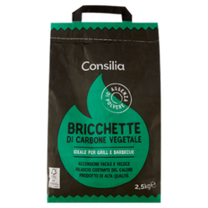 Consilia Bricchette Di Carbone Vegetale 2,5 Kg