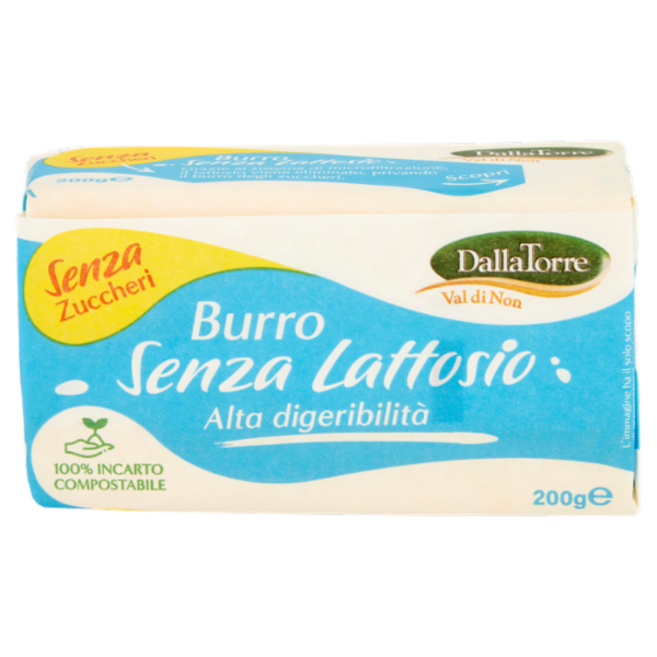 DallaTorre Burro Senza Lattosio Senza Zuccheri 200 g