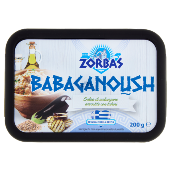 Zorbas Babaganoush Salsa di melanzane arrostite con tahini 200 g