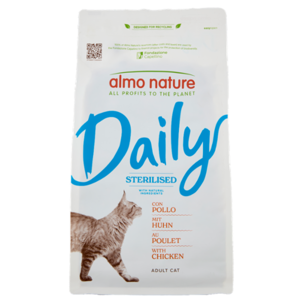 almo nature Daily Sterilised con Pollo Adult Cat 1,2 kg