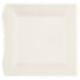 Consilia Piatti Quadrati in Fibra Vegetale Bianchi 20x20 cm 15 pezzi