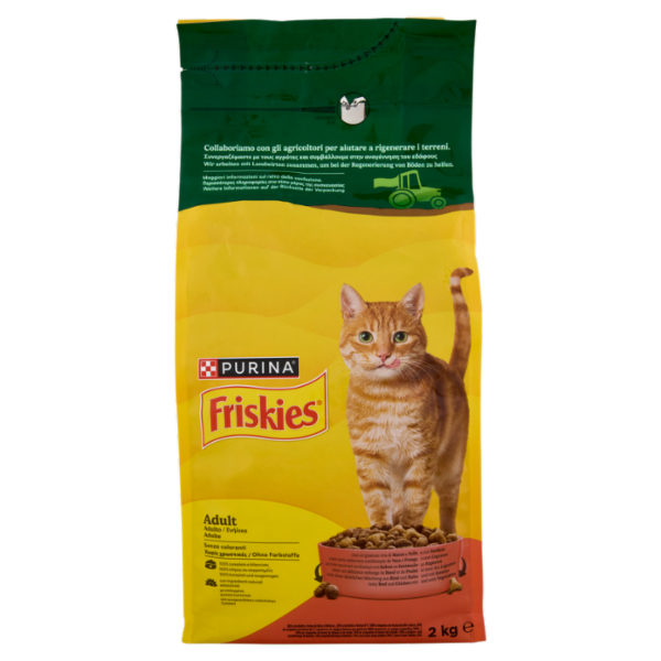 PURINA FRISKIES Adult Manzo e Pollo e con Verdure 2kg