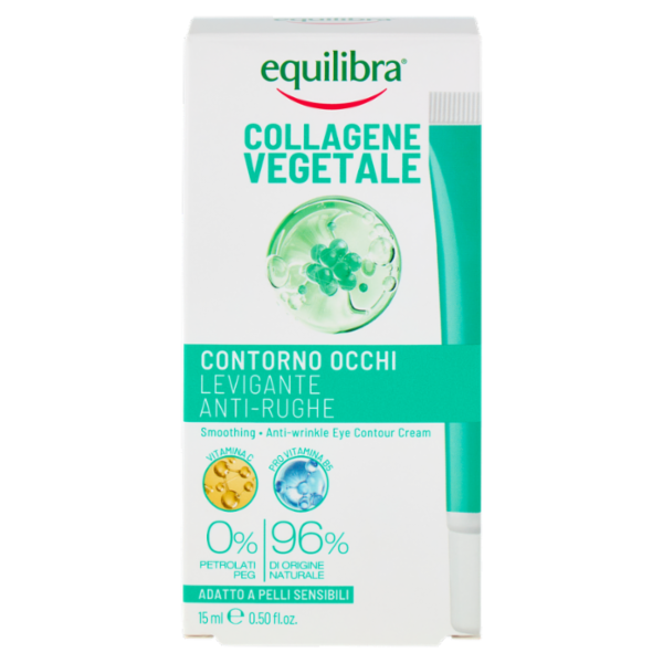 equilibra Collagene Vegetale Contorno Occhi Levigante Anti-Rughe 15 ml