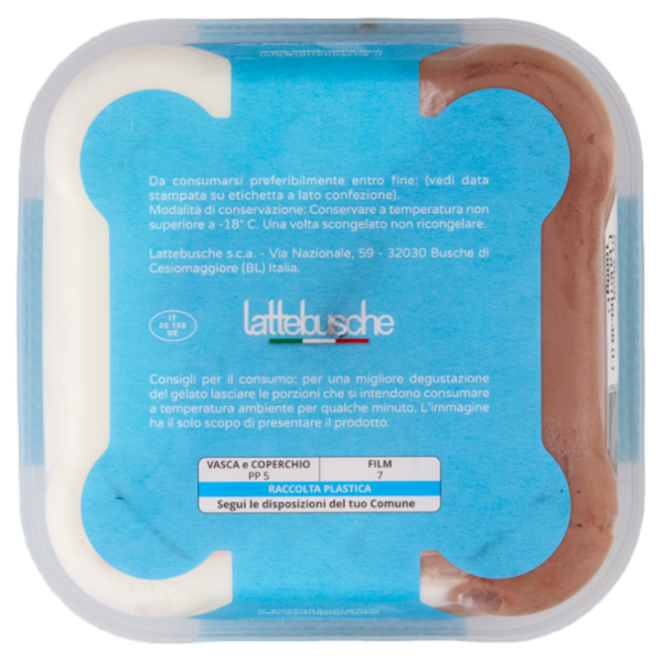 lattebusche Gelato Panna Cacao 1000 g