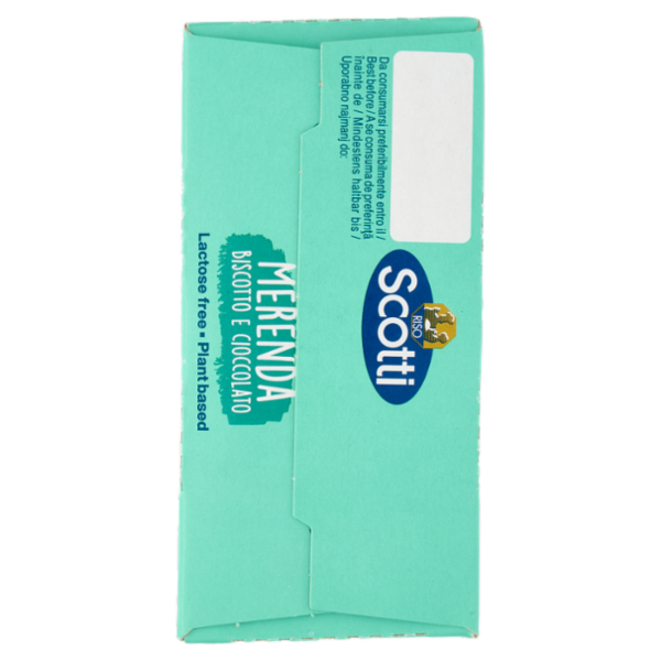 Riso Scotti Si con Riso Senza Lattosio Merenda Biscotto e Cioccolato 8 x 25 g