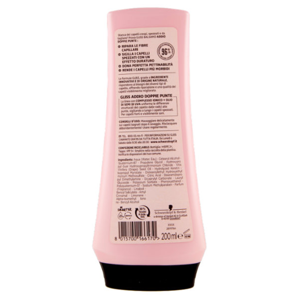 Gliss Hair Repair Addio Doppie Punte Balsamo Sigillante 200 ml