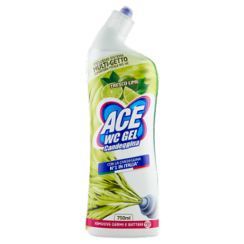 Ace Wc Gel Candeggina Fresco Lime Multi-Getto 750 Ml