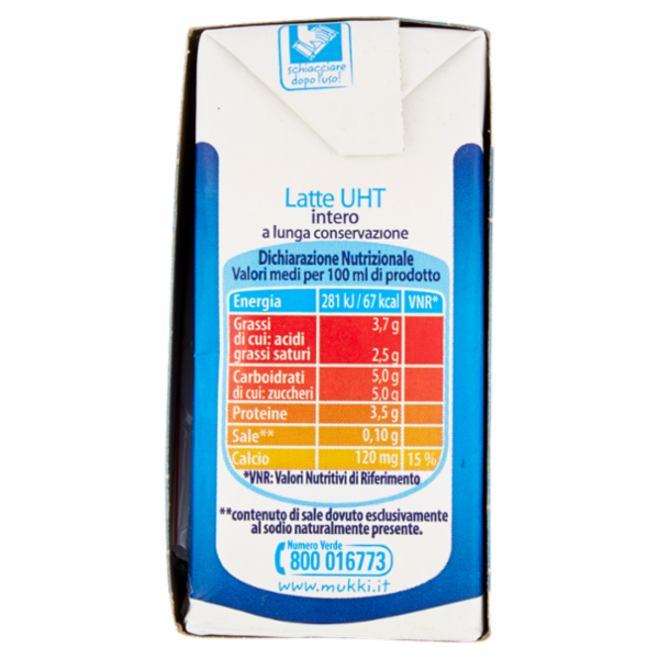 Mukki il Latte intero 3 x 200 ml