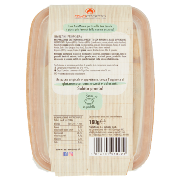 asia mama Involtini Primavera 160 g